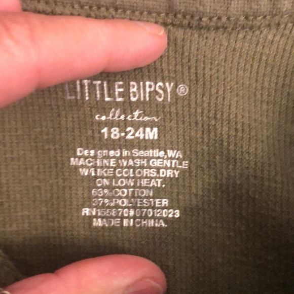 Little bipsy waffle macha romper 18-24months - Picture 4 of 5